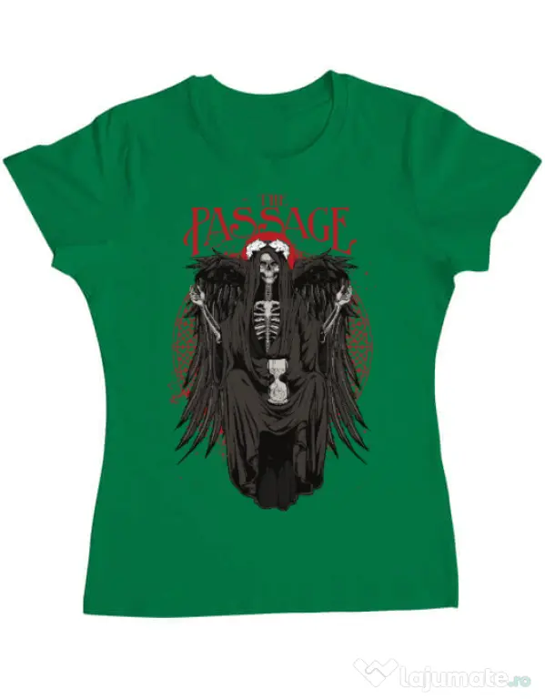 Tricou ADLER dama The passage Verde mediu