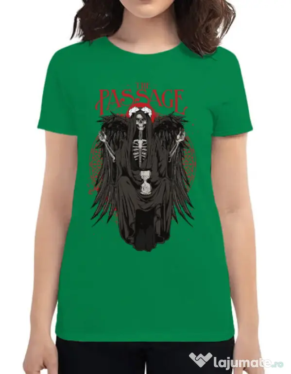 Tricou ADLER dama The passage Verde mediu