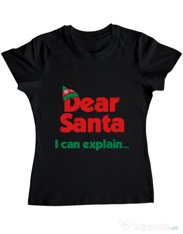 Tricou ADLER dama I can explain Negru