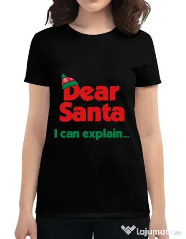 Tricou ADLER dama I can explain Negru