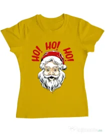 Tricou ADLER dama Smile santa Galben