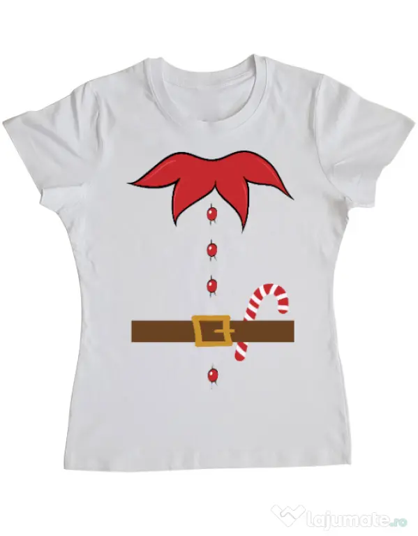 Tricou ADLER dama Elf Alb