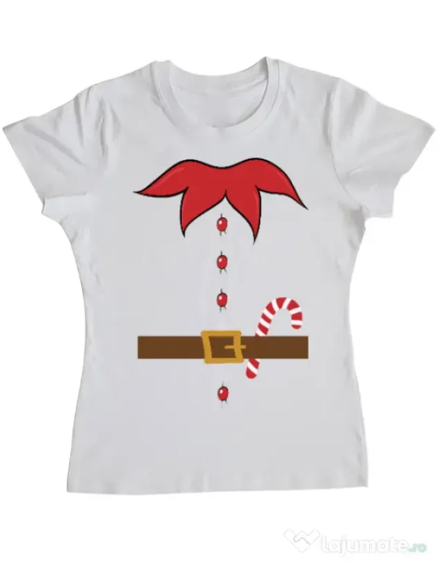 Tricou ADLER dama Elf Alb