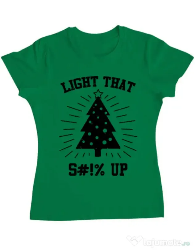 Tricou ADLER dama Light that up Verde mediu