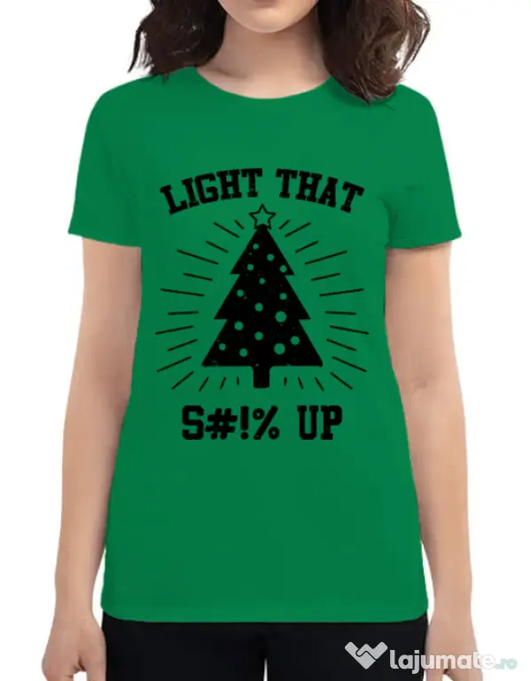 Tricou ADLER dama Light that up Verde mediu
