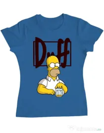 Tricou ADLER dama Beer Albastru azuriu