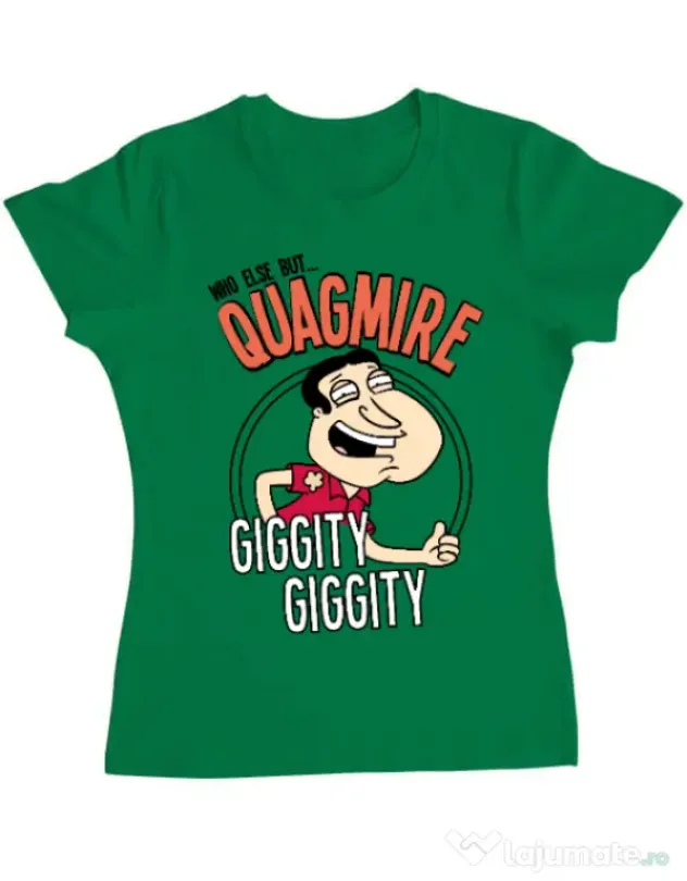 Tricou ADLER dama Who else Verde mediu