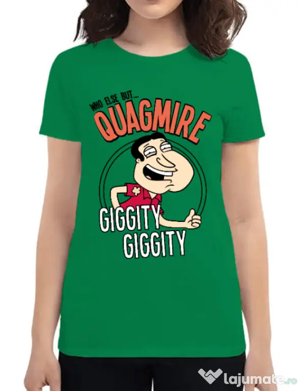 Tricou ADLER dama Who else Verde mediu