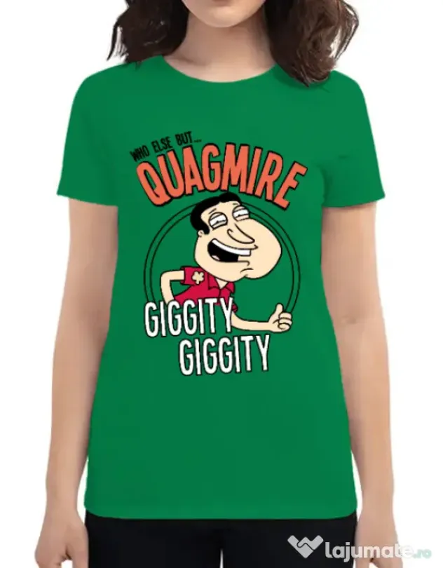Tricou ADLER dama Who else Verde mediu