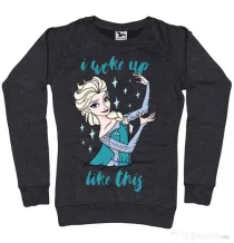 Bluza ADLER dama I woke up like Elsa Negru melanj
