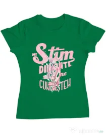 Tricou ADLER dama Ne stim I Verde mediu