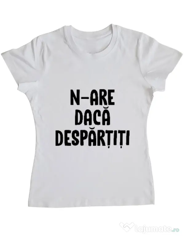 Tricou ADLER dama Nu are sens 2 Alb
