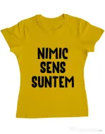 Tricou ADLER dama Nu are sens 1 Galben