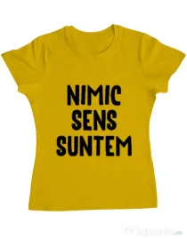 Tricou ADLER dama Nu are sens 1 Galben