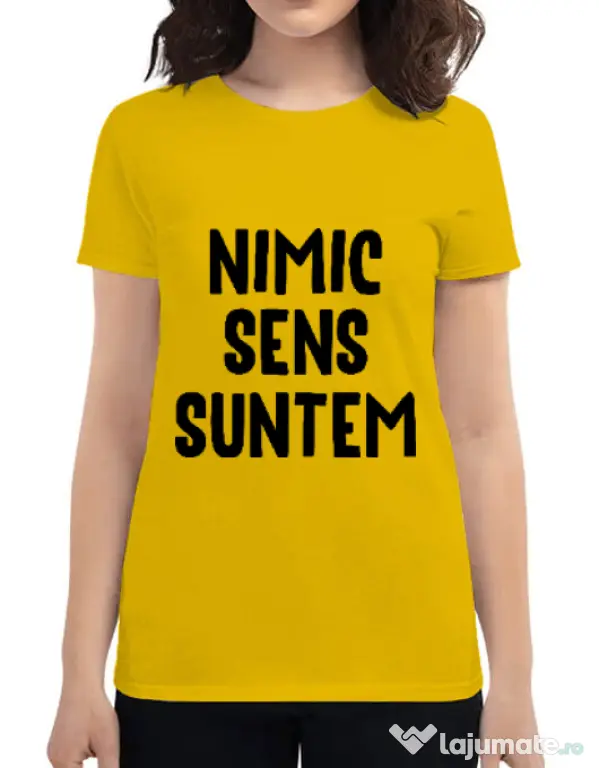 Tricou ADLER dama Nu are sens 1 Galben