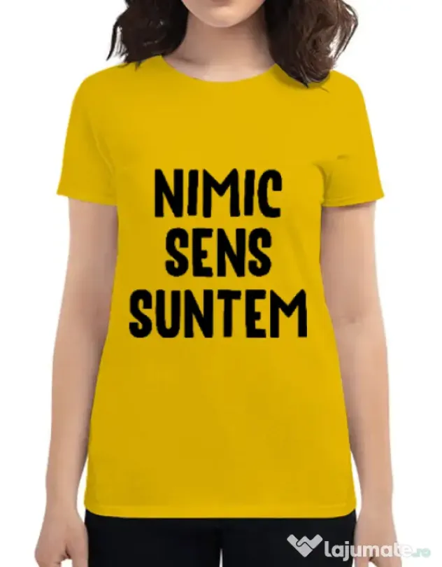 Tricou ADLER dama Nu are sens 1 Galben