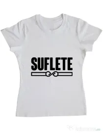 Tricou ADLER dama Suflete Alb