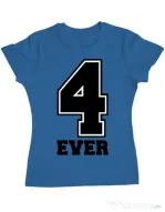 Tricou ADLER dama Forever Albastru azuriu