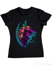 Tricou ADLER dama Helmet Negru