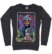 Bluza ADLER dama Human milenial Negru melanj