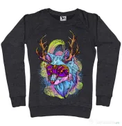 Bluza ADLER dama Wolf Negru melanj 