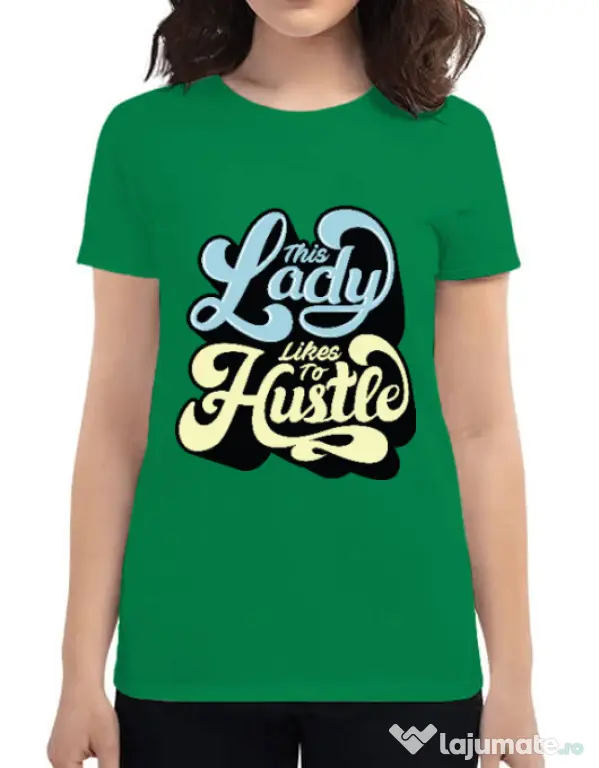 Tricou ADLER dama This lady Verde mediu