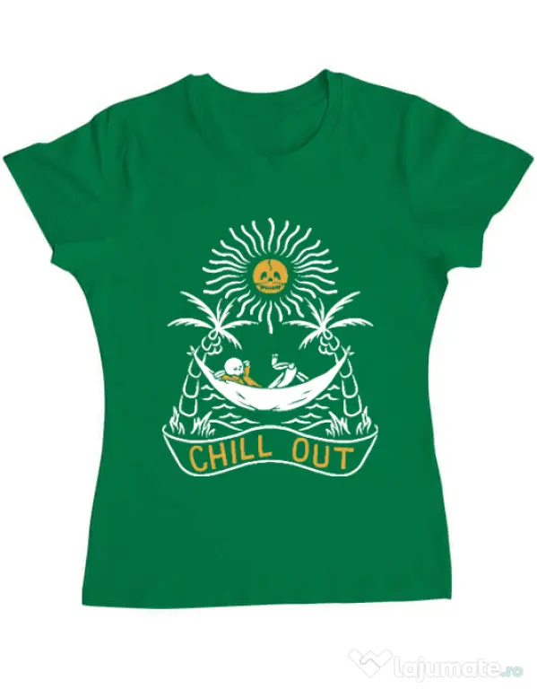 Tricou ADLER dama Chill out Verde mediu