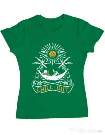 Tricou ADLER dama Chill out Verde mediu