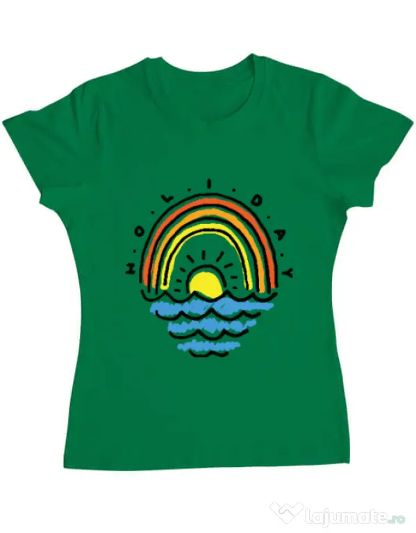 Tricou ADLER dama Holiday Verde mediu