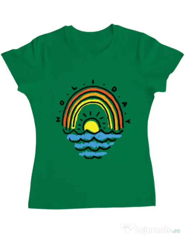 Tricou ADLER dama Holiday Verde mediu