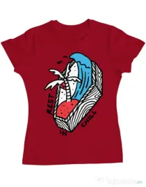 Tricou ADLER dama Rest in chill Rosu