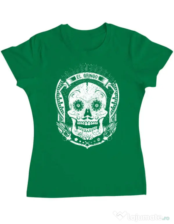 Tricou ADLER dama El gringo Verde mediu