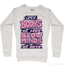 Bluza ADLER dama Open books Migdala melanj