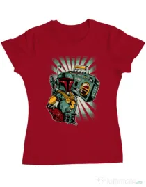 Tricou ADLER dama Ghetobobaster Rosu