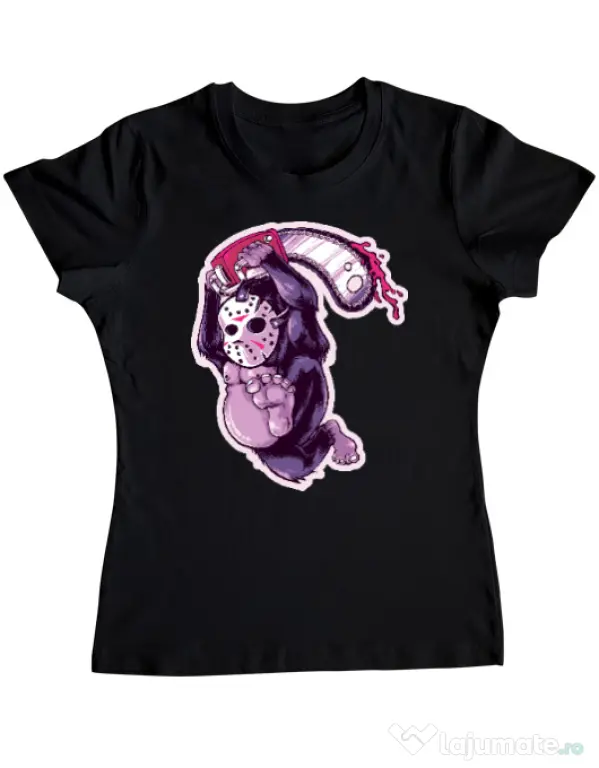 Tricou ADLER dama Kong revenge Negru