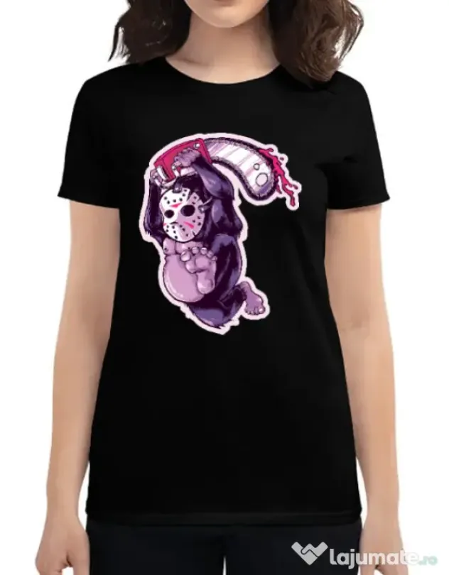 Tricou ADLER dama Kong revenge Negru
