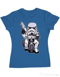 Tricou ADLER dama Little tooper Albastru azuriu
