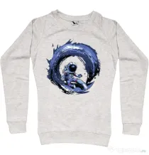 Bluza ADLER dama Surfing in space Migdala melanj