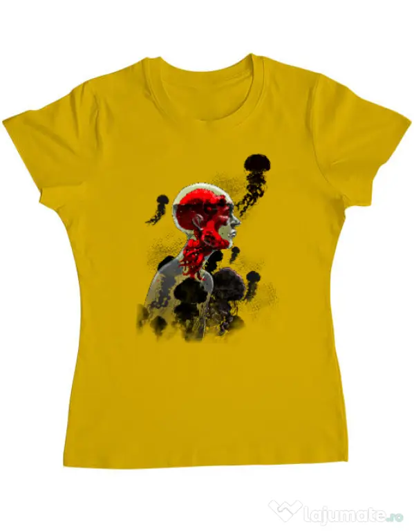 Tricou ADLER dama Control Galben