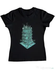 Tricou ADLER dama Sound zone Negru