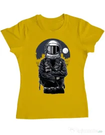 Tricou ADLER dama Astronaut rebel Galben