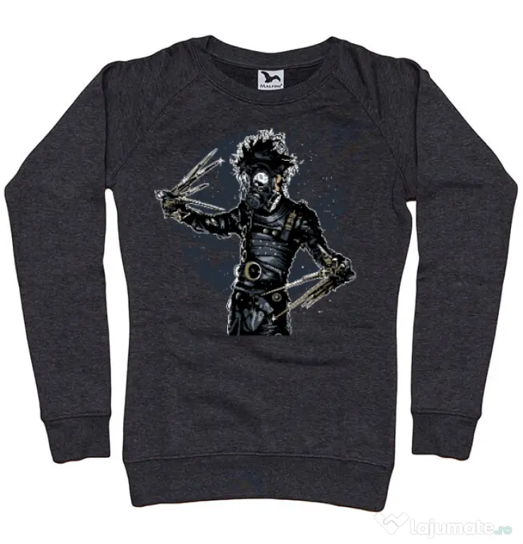 Bluza ADLER dama Gas mask scissor Negru melanj