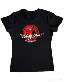 Tricou ADLER dama Nobody cares Negru