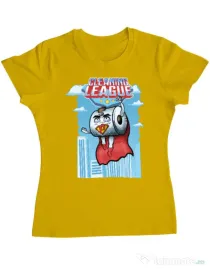 Tricou ADLER dama Cleaning league toilet paper Galben