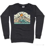 Bluza ADLER dama Mountain and wave Negru melanj