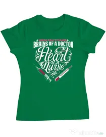 Tricou ADLER dama Nurse practicioner Verde mediu