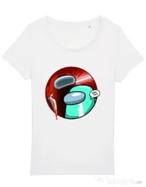Tricou STANLEY STELLA dama Behind you Alb