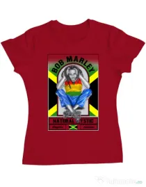Tricou ADLER dama Jamaica Rosu