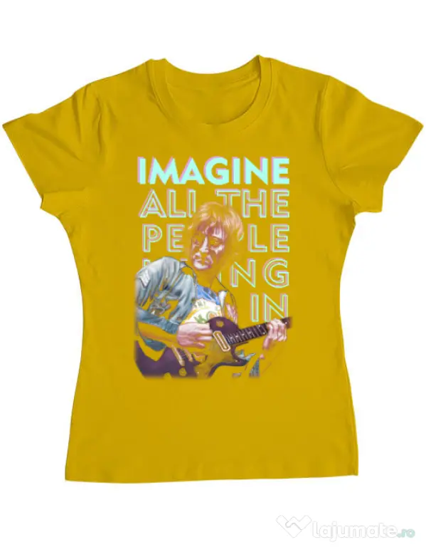 Tricou ADLER dama Imagine Galben
