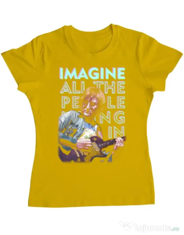 Tricou ADLER dama Imagine Galben